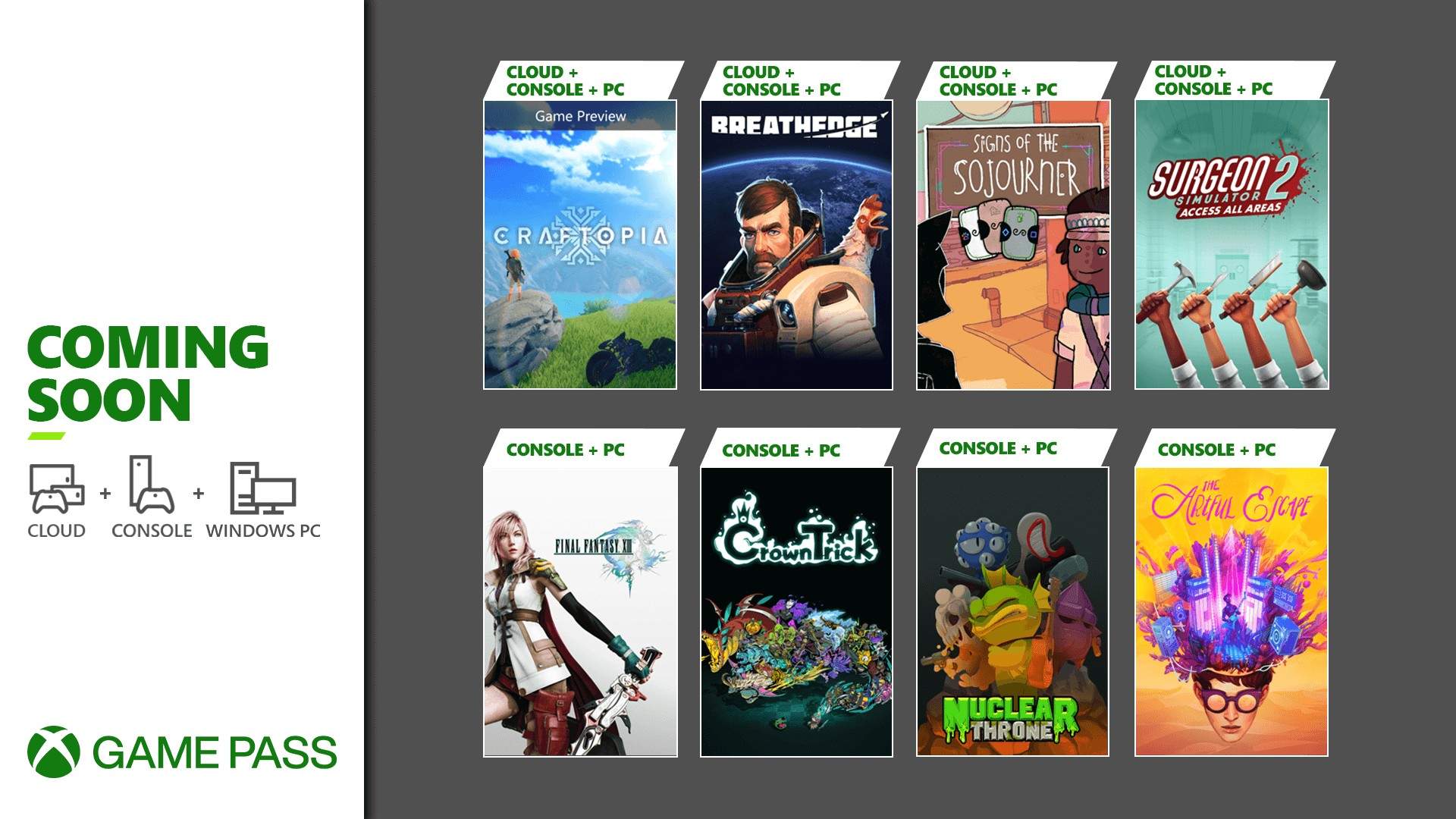 Νέα παιχνίδια έρχονται στο XBOX Game Pass το Σεπτέμβριο