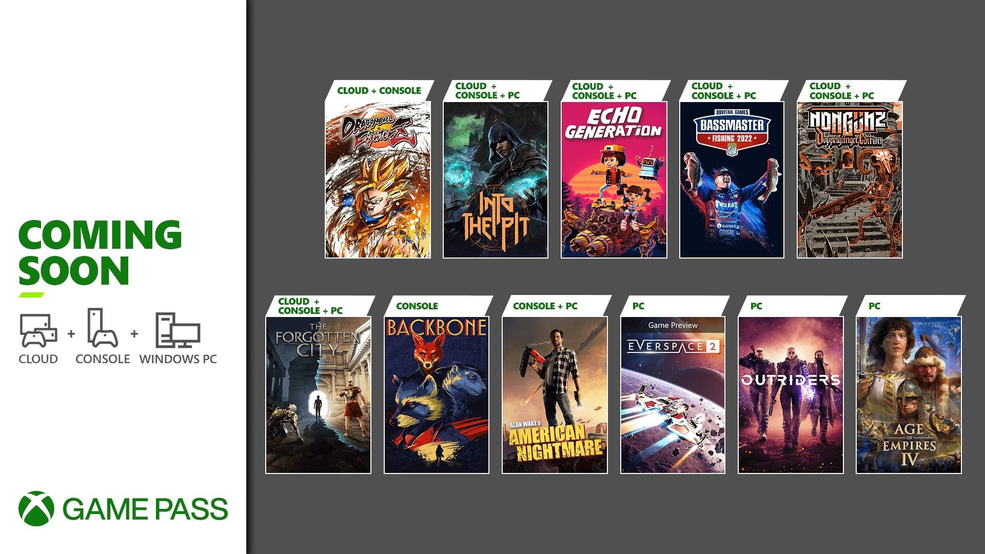 Xbox Game Pass: Όλοι οι νέοι τίτλοι που έρχονται